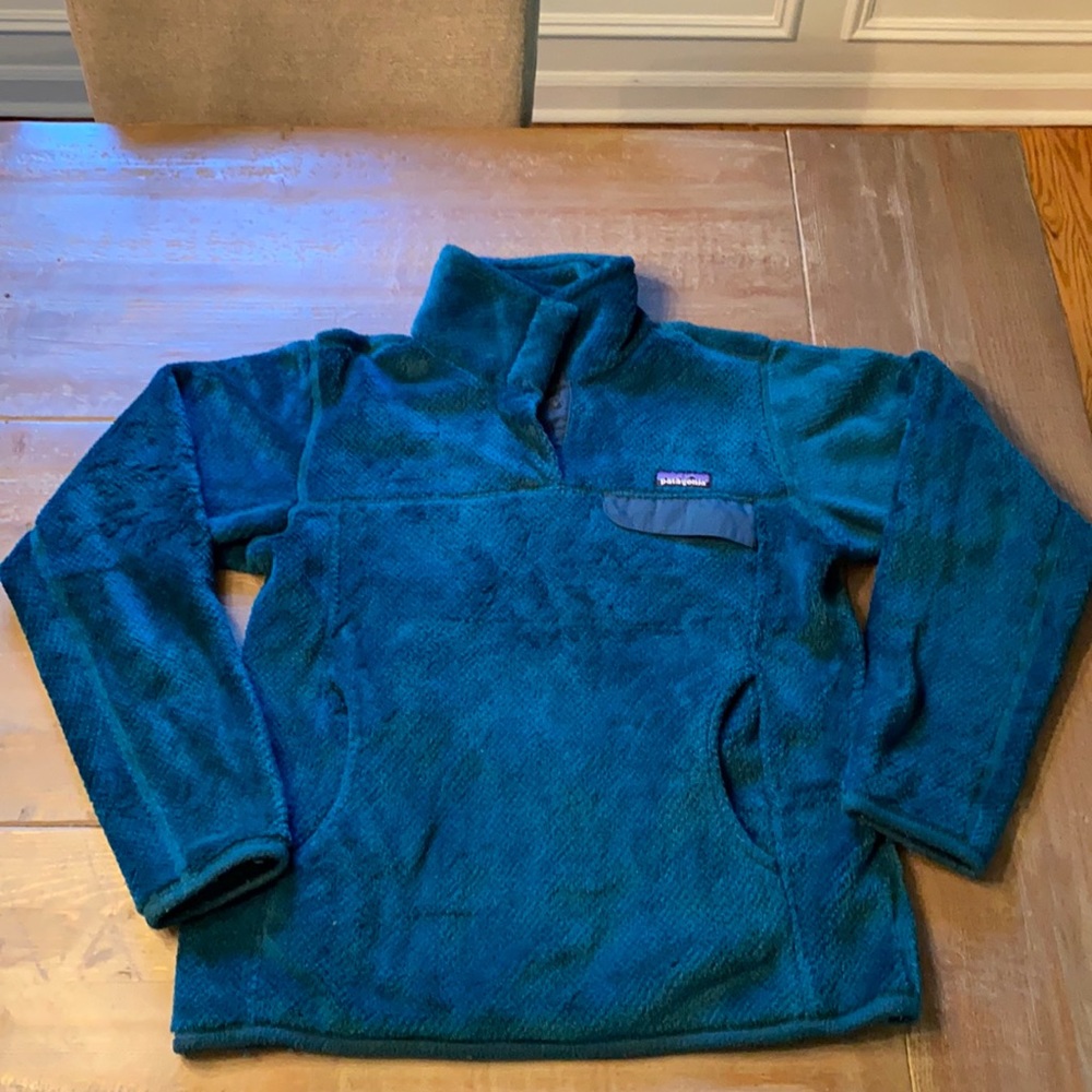 Patagonia Fleece Pullover, quarter snap.